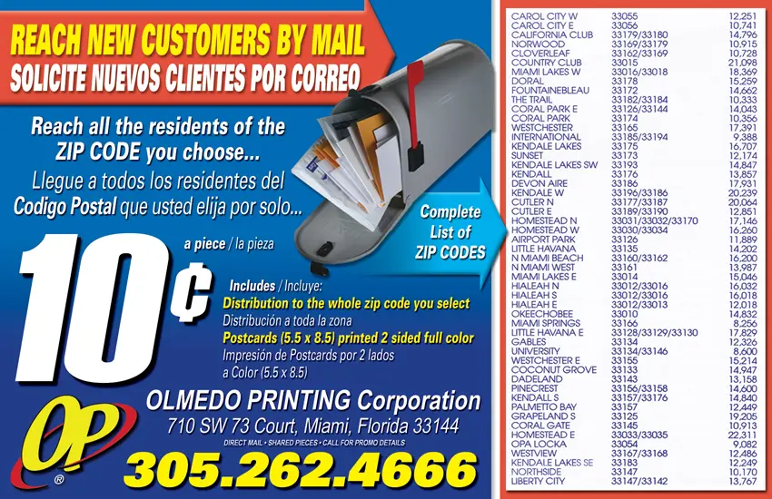 Direct mail special